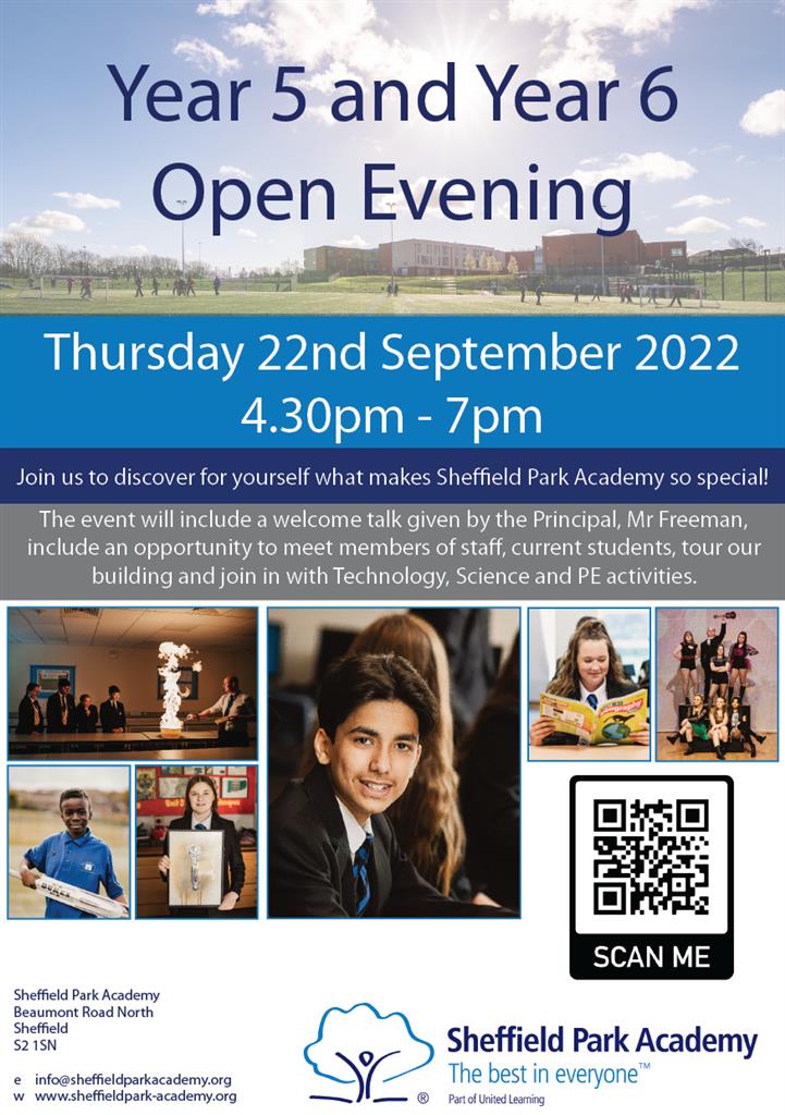 Year 5 / Year 6 Open Evening - Sheffield Park Academy